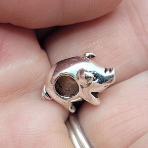 5/$21 ❤ Silver Pig Charm for Pandora Bracelets